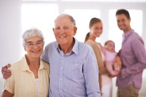 elderly couple enjoying retirement